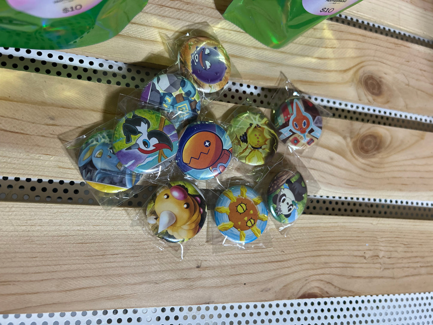 Mystery Pokemon Buttons
