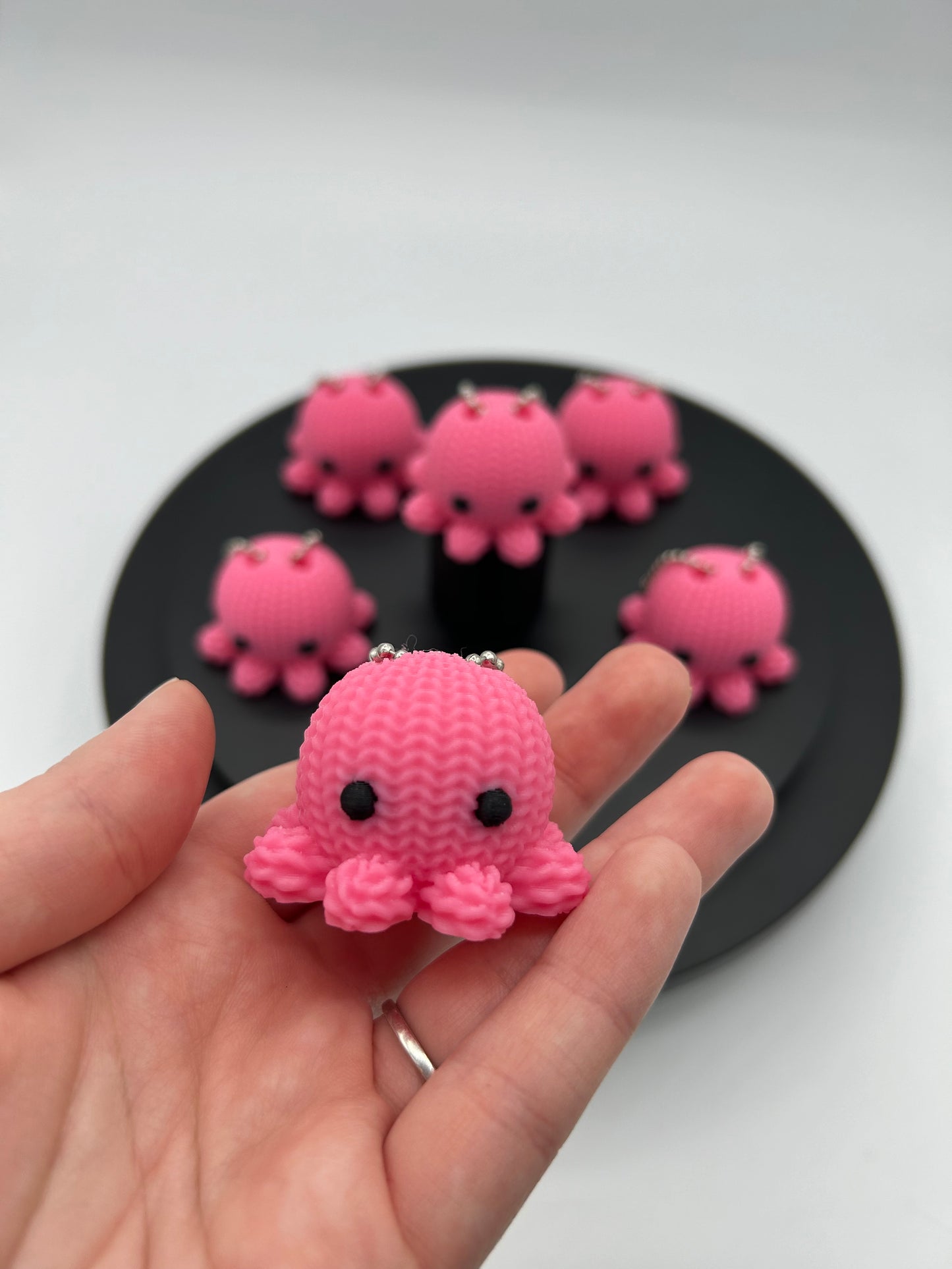 Tiny Octopus Keychain