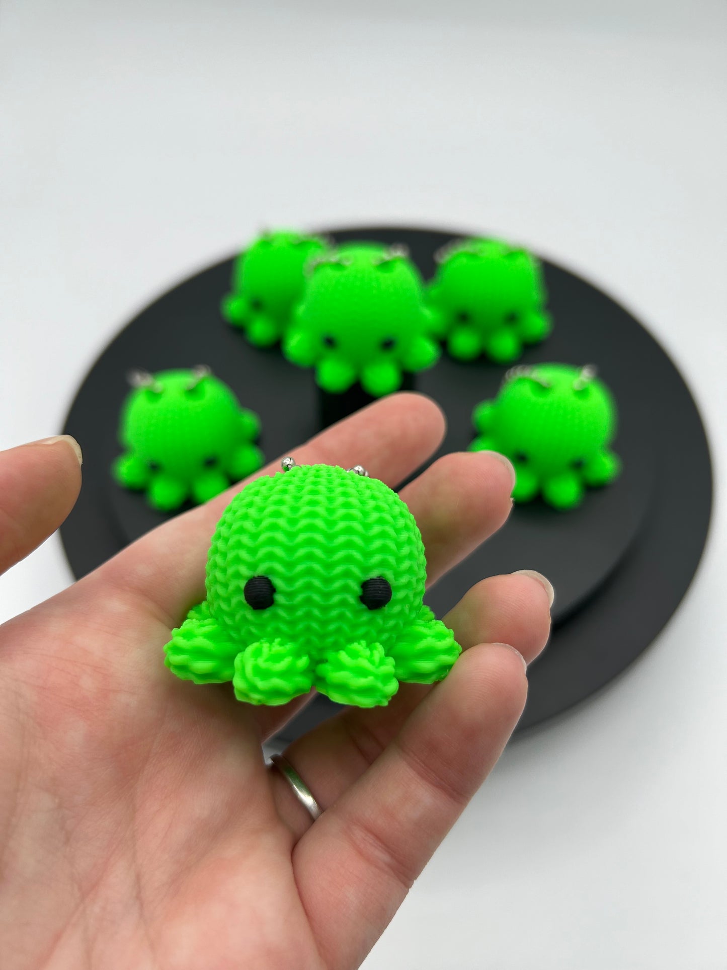 Tiny Octopus Keychain